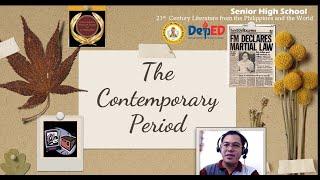 THE CONTEMPORARY PERIOD and LITERARY GENRES