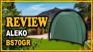 ALEKO BS70GR Portable Pop Up Bike Tent Storage Shed Review - Best Outdoor Sheds For The Money