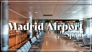 Madrid Airport Barajas 4k Spain Adolfo Suarez Madrid Barajas Aeropuerto MAD T1 Tour