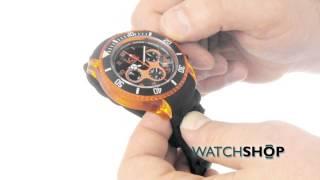 Ice-Watch Big-Big Black and Orange Sili Watch (CH.KOE.BB.S.12)