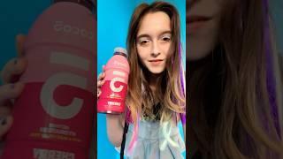 Trying coco5 cherry  drink!