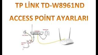 TP LINK 8961ND ACCESS POINT SETTINGS