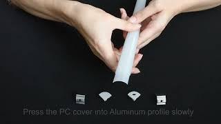 Led Corner Aluminum Profile For Cabinet 45 90 Degree Angle Light