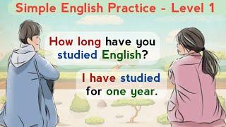 English Speaking Practice For Beginners | Learn English