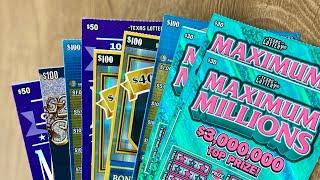 Profit Session $850.00  10 Tickets 5 Winners. Texas Scratch Off Tickets