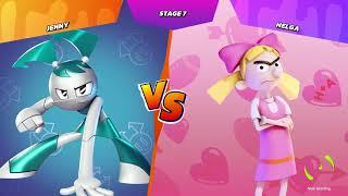 Nickelodeon All-Star Brawl (Arcade Mode - Very Hard) (DLC) Jenny Gameplay