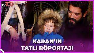 Fahriye Evcen ile Burak Özçivit'in oğlu Karan Özçivit'in tatlılığı... Konuşmaya başladı