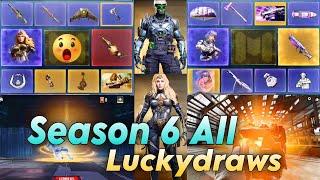 Season 6 all Lucky draw Review - Mythic bp50 inspection | Codm S6 leaks 2024 
