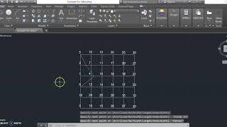 Drawing Contour Lines in AutoCAD