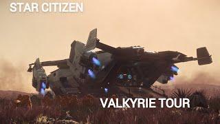 Star Citizen Anvil Valkyrie Tour I No Commentary