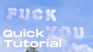 Crafting 3D Cloud Text in Blender: Fast Tutorial