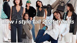 how to style fall 2021 trends