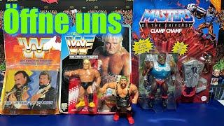 Hammer & Klammer ! Unboxing WWF Hasbro Greg Valentine, Clamp Champ Origins, MB Superstar Card Game