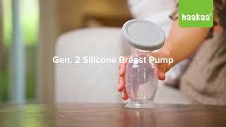 Haakaa Gen 2 Silicone Breast Pump and Cap