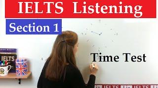 IELTS Listening Section 1: Time Test