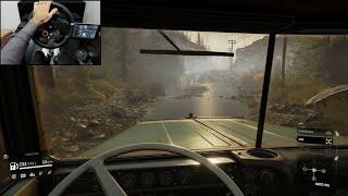 Truck Recovery | SnowRunner | Logitech G29 Gameplay