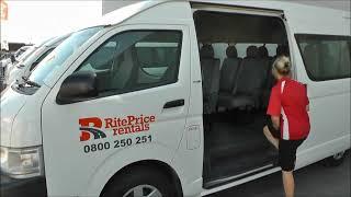 Rental Van Demonstration - Rite Price Rentals NZ Minivan M