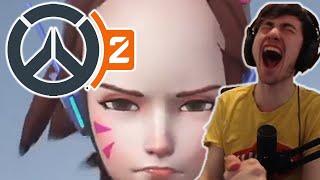 super reacts to Overwatch 2 D.Va highlight intro