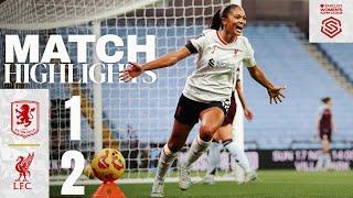 WSL Highlights: Taylor Hinds Double at Villa Park! | Aston Villa 1-2 Liverpool FC Women