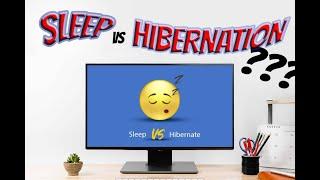 Windows SLEEP mode vs HIBERNATION vs SHUTDOWN vs SCREENSAVER