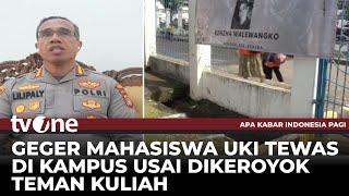 Mahasiswa UKI Tewas di Halaman Kampus, Diduga Korban Dikeroyok | AKIP tvOne