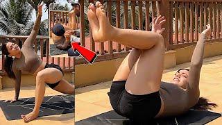 Rashmika Mandanna Latest Workout Video | Rashmika Mandanna GYM Workout | News Buzz