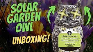 UGOLD Solar Garden OWL - Unboxing and Demo 