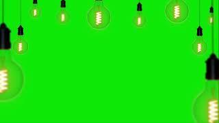 Hanging Lights Green Screen