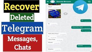 Deleted Telegram Messages Recovery | Restore Deleted Telegram Chats