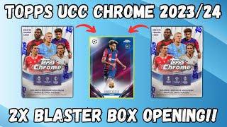 NEW! 2x Topps UCC Chrome 2023/24 blaster box opening & review