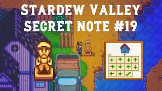 Secret Note #19 | How to get the Solid Gold Lewis statue | Stardew Valley 1.3
