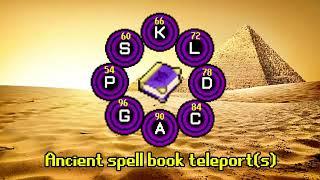 Oldschool RuneScape Sounds | Ancient spell book teleport 🟪 #osrs