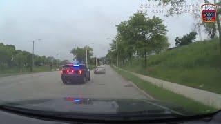 Dash Cam: Milwaukee Police Chase of Homicide Suspect