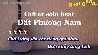 Karaoke Tone Nữ Đất Phương Nam - Guitar Solo Beat Acoustic | Anh Trường Guitar