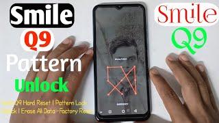 How To Smile Q9 Hard Reset | Pattern Lock Unlock | Erase All Data -Factory Reset(Uzzol Technology)