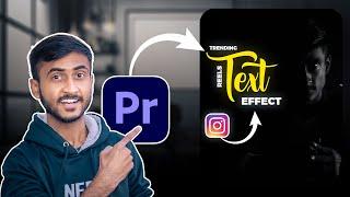 Top Trending Instagram Text Effect | Adobe Premiere Pro Tutorial Episode 02