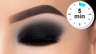 5 MINUTE Classic Black Smokey Eyes Tutorial