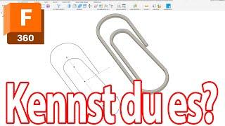 Die einfache Alternative zu Sweeping Fusion Tutorial CAD Deutsch