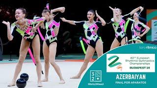 Azerbaijan - 3 Cintas 2 Pelotas/3 Ribbons 2 Balls - FINAL - Budapest EC 2024