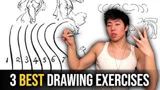 3 Best Drawing Exercises to Improve Your Art (DYNAMIC LINES INSTANTLY- AT ANY LEVEL!)