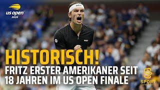 Taylor Fritz - Frances Tiafoe | Extended Highlights - Herren Einzel Halbfinale, US Open 2024 | SDTV