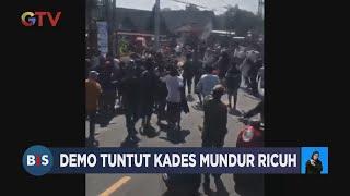 Ricuh Demo di Aikmel Lombok Timur Gara-gara Kades Diduga Tidak Trnasparansi APBDes