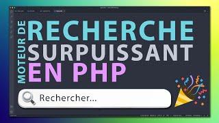 Un moteur de recherche SURPUISSANT en PHP (TNTSearch)