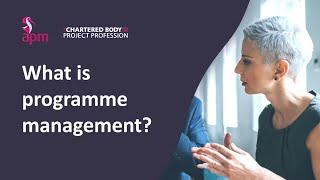 Project Management and Programme Management | What is programme management?