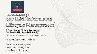 Sap ILM Information Lifecycle Management Online Training Learn and upgrade with top trainer