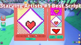 [WORKING!] New Best Starving Artists Script! Art Cloner, Auto Draw, Copy People Arts & much more!