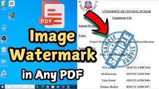 How to add watermark to pdf | how to add watermark to pdf online