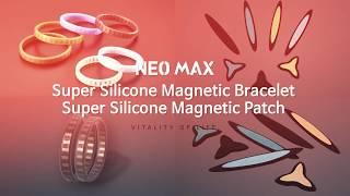 NEOMAX: Silicone Magnetic Patch, Silicone Magnetic Bracelet