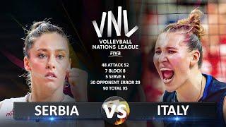 Serbia vs Italy | Women's VNL 2024