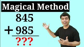 Addition Trick | Magical Method | New Method For Addition | imran sir maths